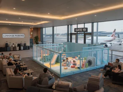 Airport family lounge