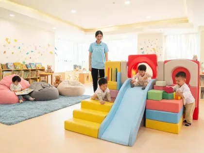 Child care activity room